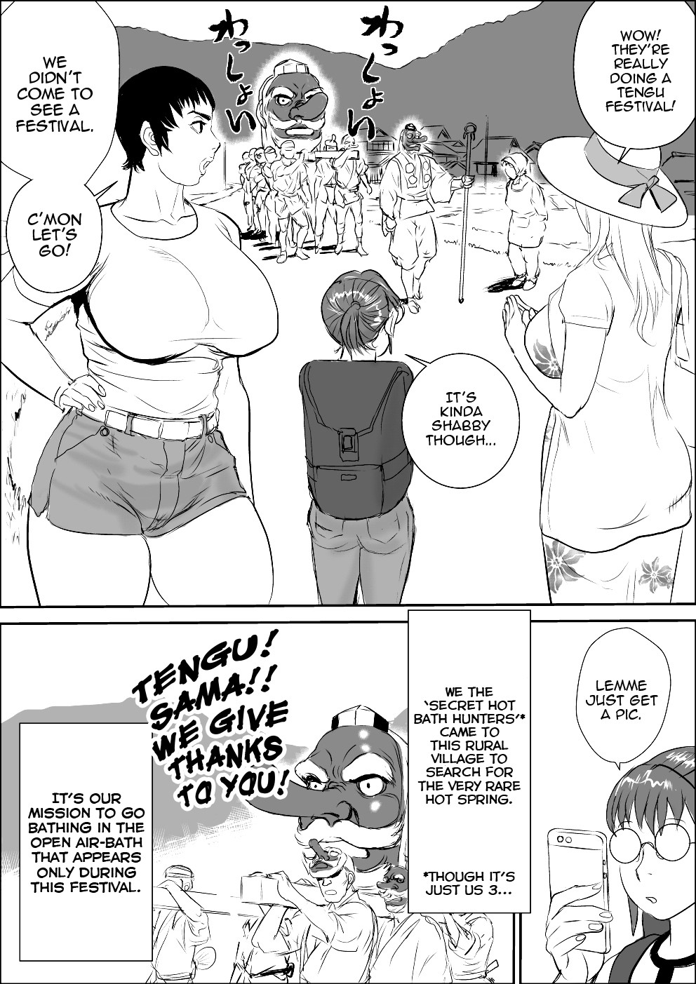 Hentai Manga Comic-Being Spirted Away by Tengus-Read-4